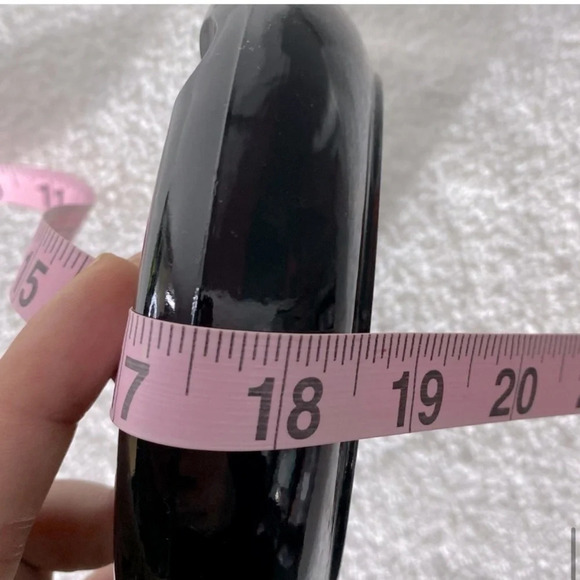 Vintage 1970s Brown Dark Glass Ashtray Trinket  Dish Heavy - Picture 9 of 10